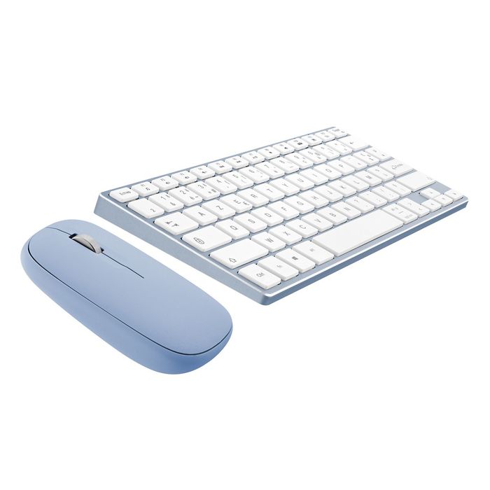 3303170111239-T'nB iClick - ensemble clavier sans fil et souris sans fil - bleu--1