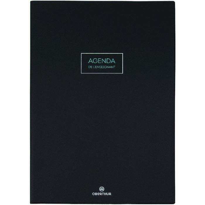 3664447144856-Agenda de l'Enseignant Cirrus - 21,5 x 30 cm - noir - Oberthur--0