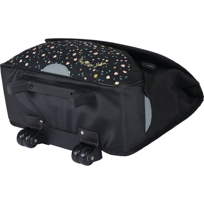 3664447147666-Cartable à roulettes Little Karl Marc John - 41 cm - 2 compartiments - noir - Oberthur--2