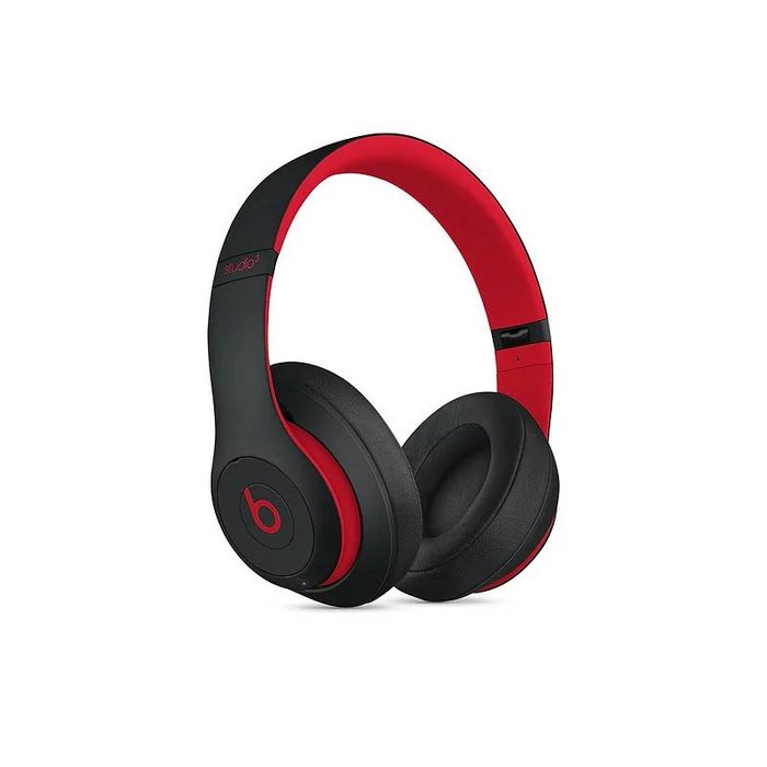 3701083088486-Casque Beats Studio3 Reconditionné - sans fil avec réduction de bruit - noir et rouge --4