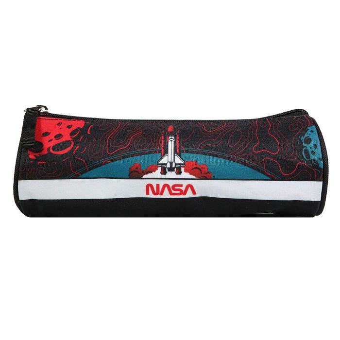 3666311016504-Trousse ronde NASA - 1 compartiment - rouge - Bagtrotter--0