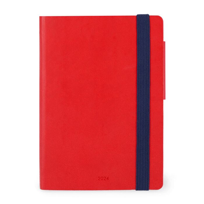 8053610789218-Agenda 1 jour par page - 9,5 x 13,5 cm - rouge passion - Legami Colours Collection--0