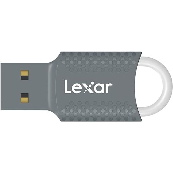 '0843367130979-Lexar JumpDrive V40 - clé USB 8 Go - USB 2.0 - gris--0