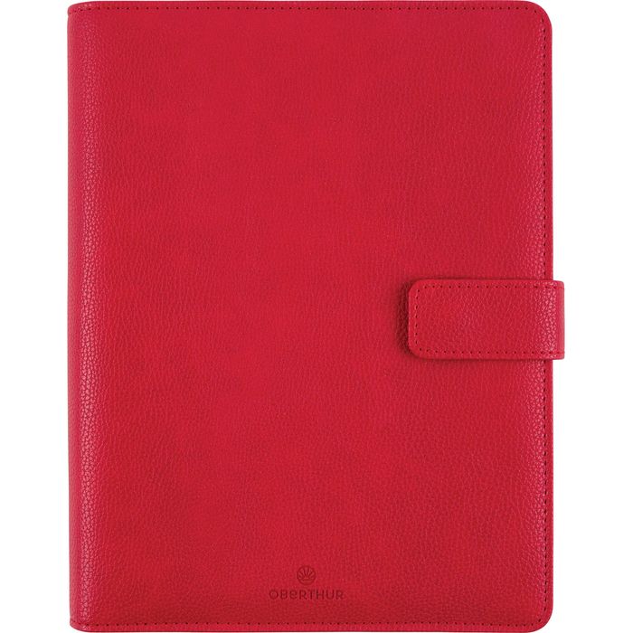 3664447159928-Organiseur Rimini - 19 x 23 cm - rouge - Oberthur--0