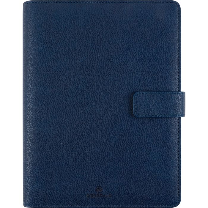 3664447159935-Organiseur Rimini - 19 x 23 cm - bleu marine - Oberthur--0