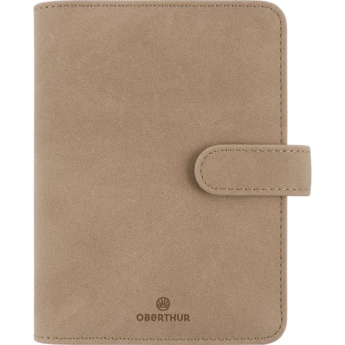 3664447159966-Organiseur Ramatuelle - 19 x 23 cm - taupe - Oberthur--0