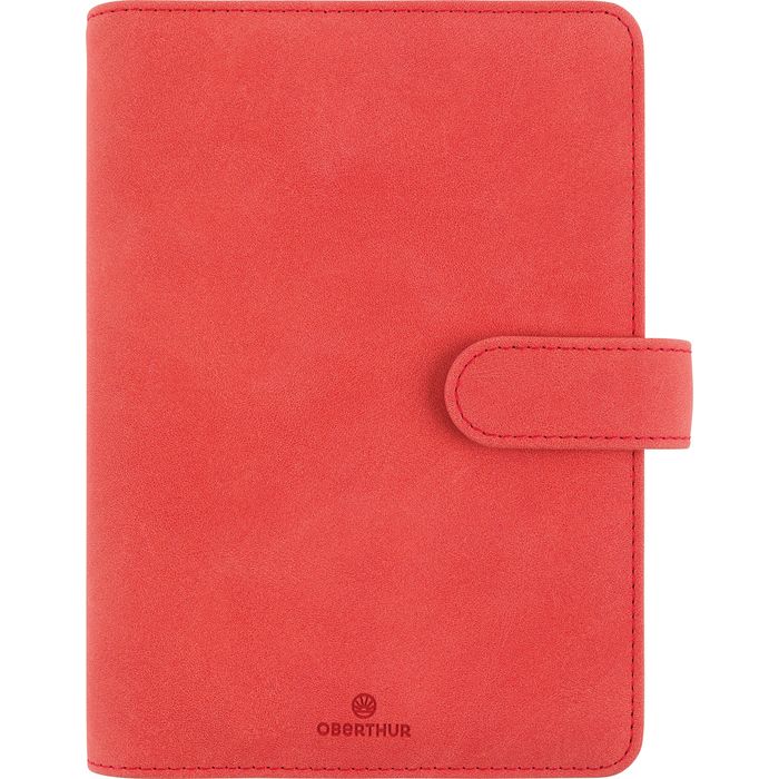 3664447160047-Organiseur Ramatuelle - 14 x 18,5 cm - corail - Oberthur--0