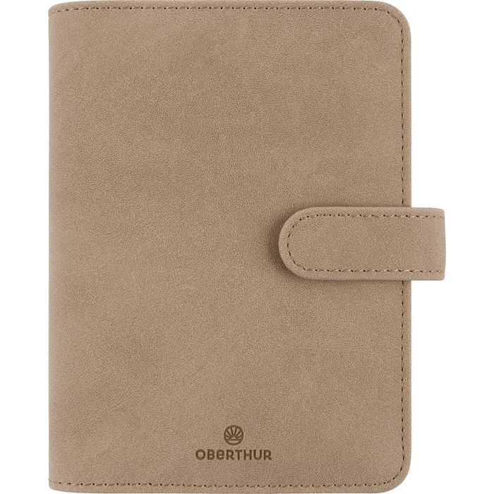 3664447160061-Organiseur Ramatuelle - 14 x 18,5 cm - taupe - Oberthur--0