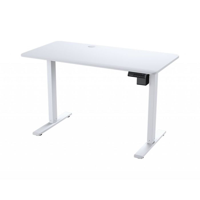 4710483774744-Cougar ROYAL MOSSA - Bureau gaming assis/debout - réglage électrique - L120 cm - blanc--1