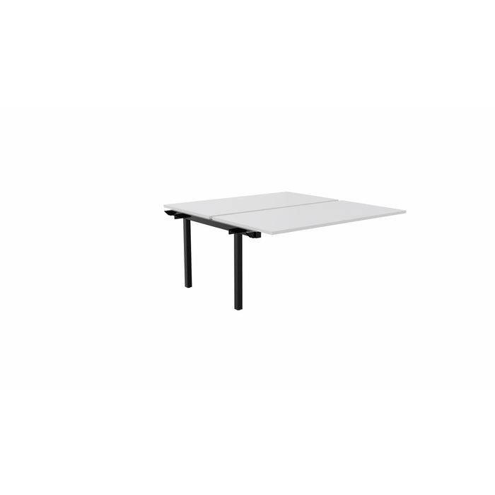 3617350003444-Bureau Bench ARIAL - Plan suivant - L140 x P165 cm - plateau blanc - pieds noirs--0