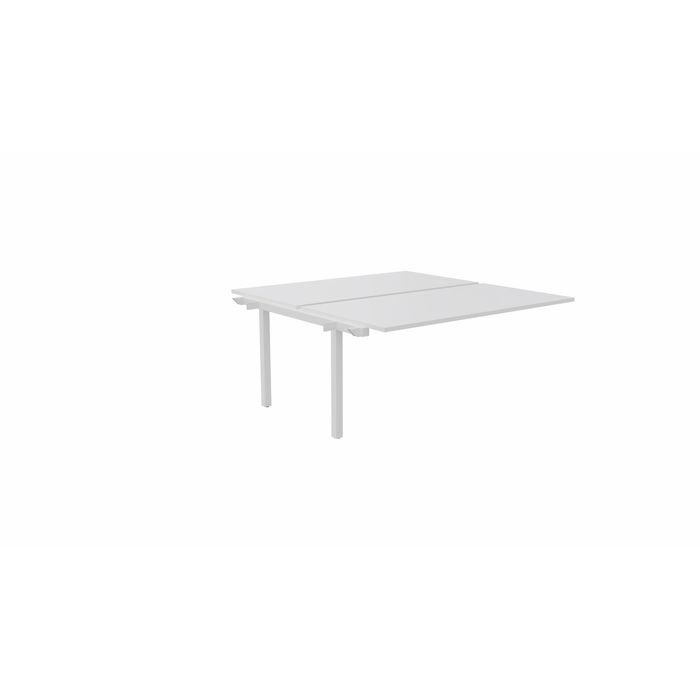 3617350003437-Bureau Bench ARIAL - Plan suivant - L140 x P165 cm - plateau blanc - pieds blancs--0