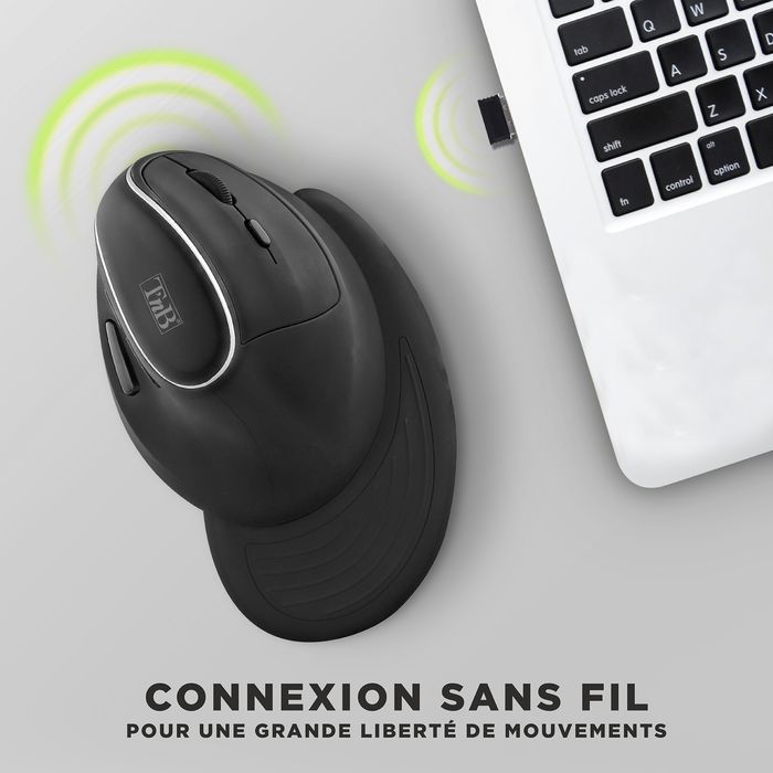 3303170113974-T'nB - Souris sans fil ergonomique - pour droitier - noir--2