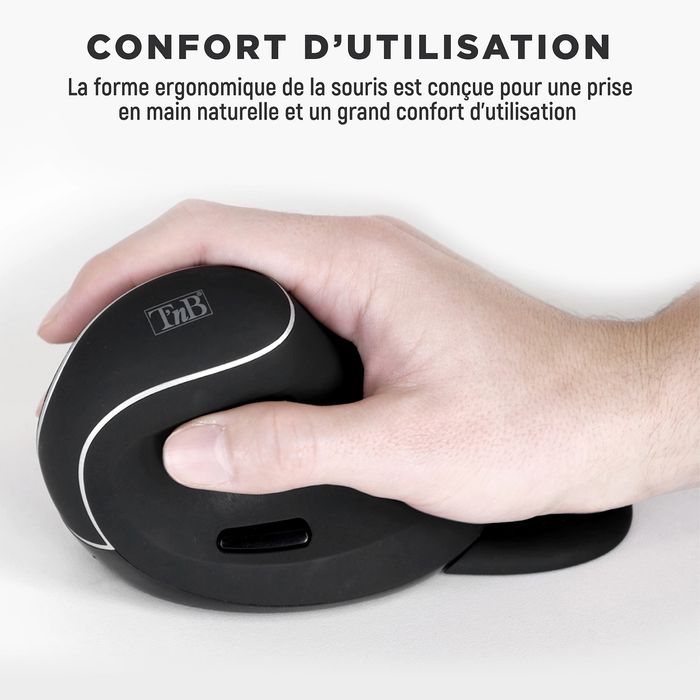 3303170113974-T'nB - Souris sans fil ergonomique - pour droitier - noir--3