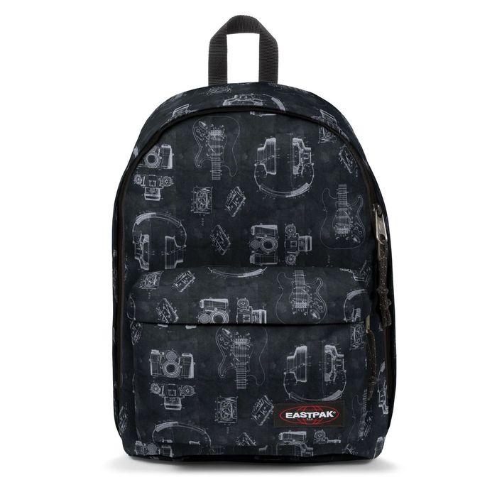 5400879261284-EASTPAK Out Of Office - Sac à dos patent black avec compartiment pour ordinateur portable--0