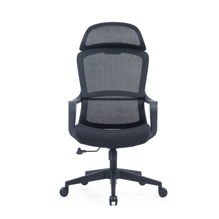 3700339993284-Fauteuil de bureau Richard - accoudoirs fixes - noir--1