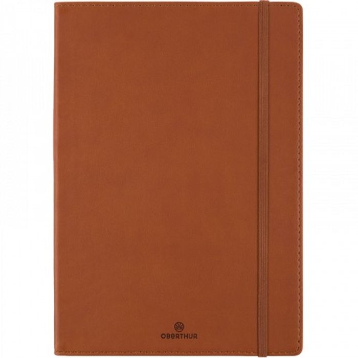 3664447151816-Oberthur - Carnet de notes souple A4 - ligné - 200 pages - cognac--0