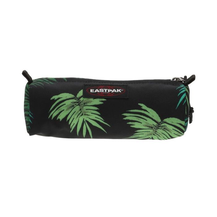 0404051596237-EASTPAK Benchmark - Trousse 1 compartiment - Noir Feuilles Vertes--0