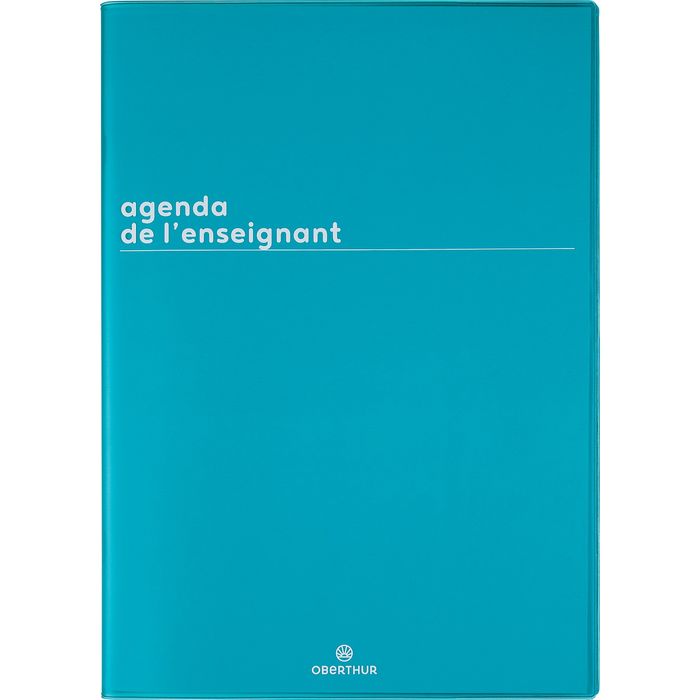 3664447175201-Agenda de l'enseignant Boréal - 21,5 x 30 cm - vert - Oberthur--0