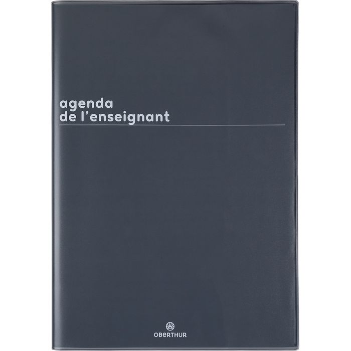 3664447175218-Agenda de l'enseignant Boréal - 21,5 x 30 cm - noir - Oberthur--0