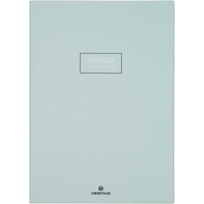 3664447168388-Agenda de l'enseignant Cirrus - 21,5 x 30 cm - gris clair - Oberthur--0