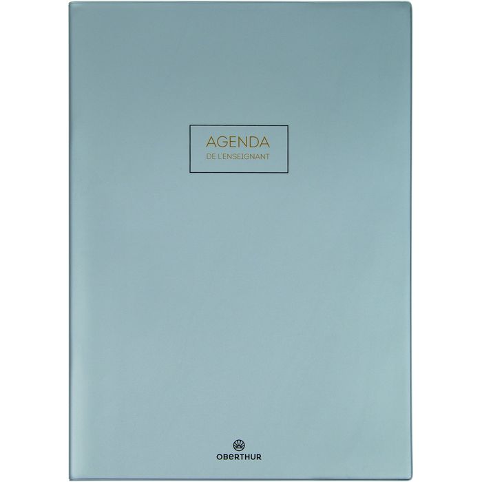 3664447168395-Agenda de l'enseignant Cirrus - 21,5 x 30 cm - gris foncé - Oberthur--0