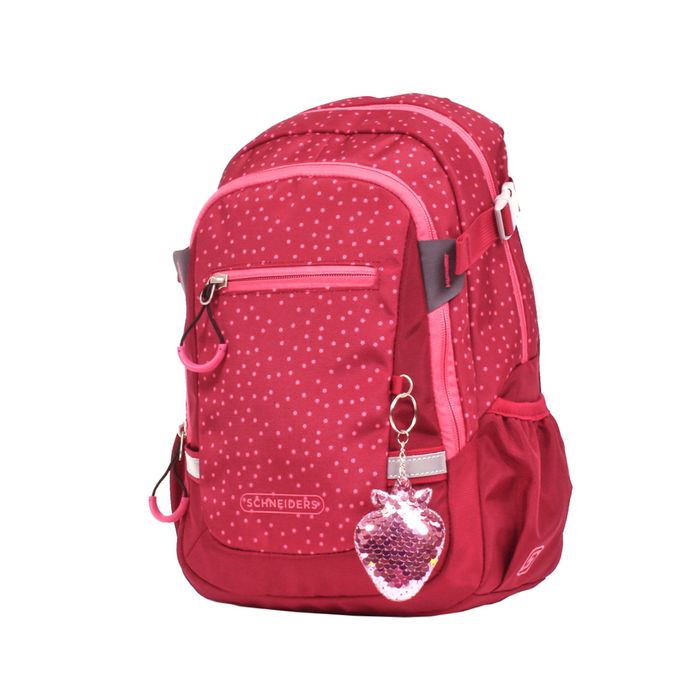 9002638233707-Sac à dos maternelle Walker Very Berry - 2 compartiments - fraise - Carpentras--0