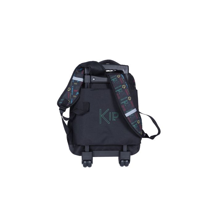 3661507022741-Sac à dos à roulettes KIP Gamer next level - 2 compartiments - noir - Kid'Abord--1