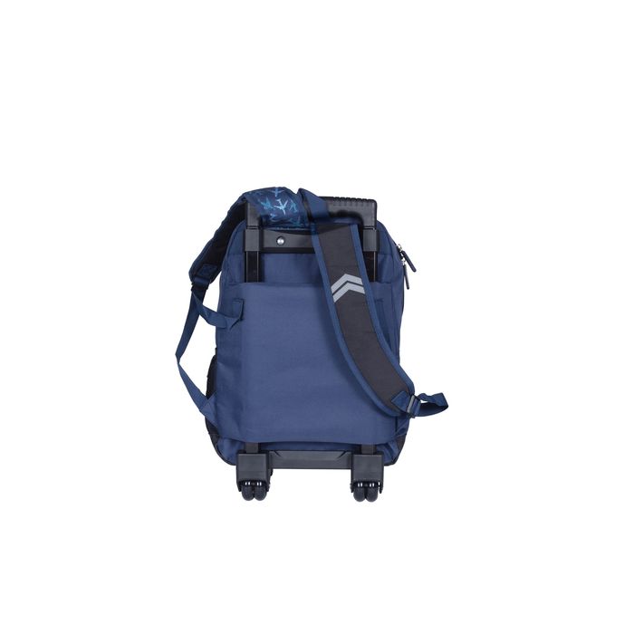 3661507022758-Sac à dos à roulettes KIP Aviator - 2 compartiments - bleu marine - Kid'Abord--1