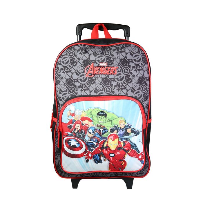 3666311019840-Sac à dos à roulettes Avengers - 1 compartiment - multicolore - Bagtrotter--0