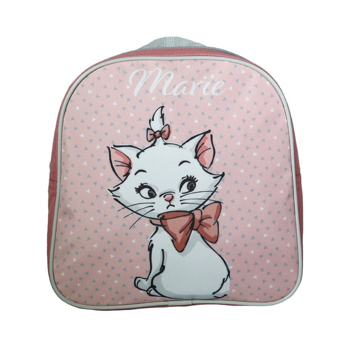 3666311023823-Sac goûter maternelle Marie - 1 compartiment - rose - Bagtrotter--0