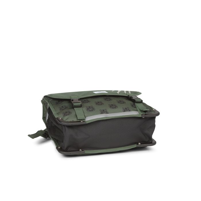 3663842008558-Cartable réversible Tiger - 41 cm - 2 compartiments - vert - Pol Fox--6