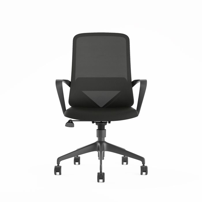 3760185024549-Fauteuil de bureau SEAGULL - accoudoirs fixes - noir--1