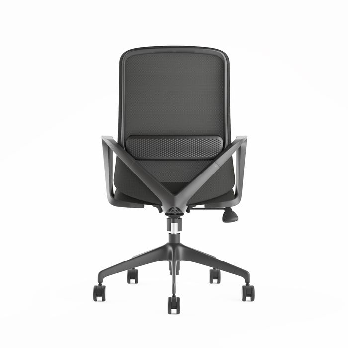 3760185024549-Fauteuil de bureau SEAGULL - accoudoirs fixes - noir--4