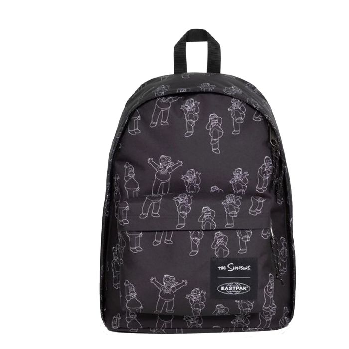 0404051825542-EASTPAK Out Of Office - Sac à dos Simpsons black avec compartiment pour ordinateur portable--0