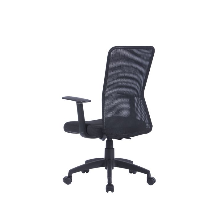 0404051839938-Fauteuil de bureau SENAS - accoudoirs fixes - noir--4