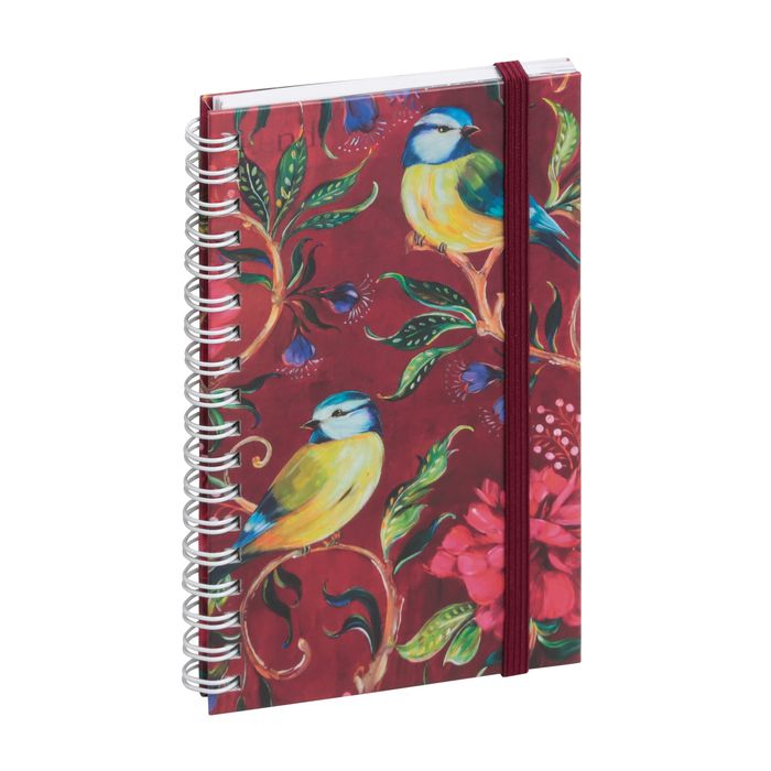 3660942085748-Agenda de poche Sophie Adde Lady 16S spiralé - 1 semaine sur 2 pages - 9 x 16 cm - Mésanges - Exacomp--0