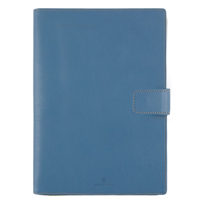 3664447188263-Organiseur Milano - 14 x 18,5 cm - bleu denim - Oberthur--0