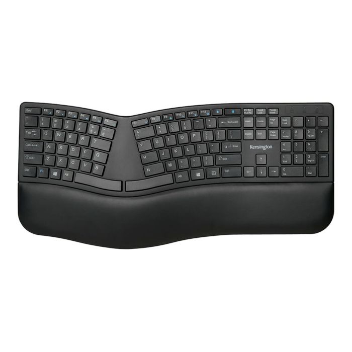 5028252602662-Kensington Pro Fit Ergo - clavier sans fil Azerty - noir-Avant-2