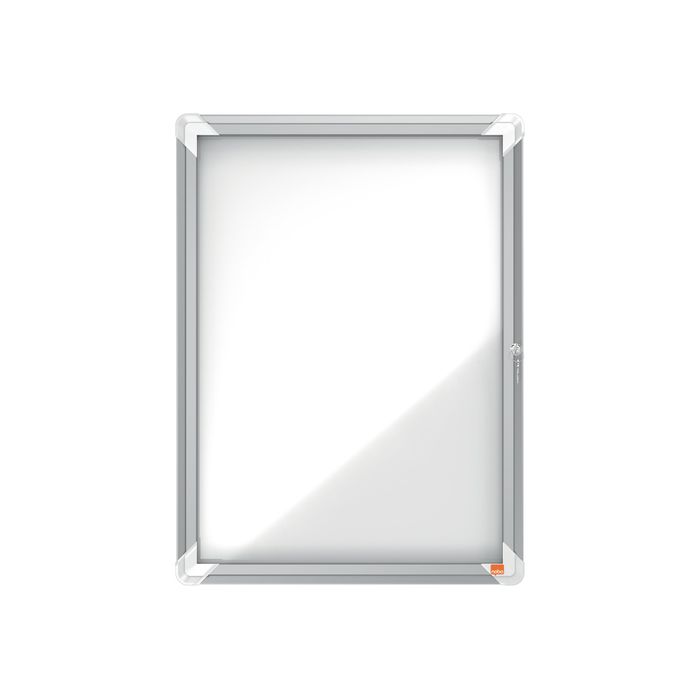 5028252063920-Nobo - Vitrine intérieure 4 A4 (494 x 668 mm) - cadre aluminium fond métal-Avant-1