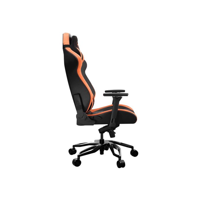 4715302442934-Fauteuil gamer ARMOR Titan Pro - accoudoirs réglables - appui-tête amovible - noir et orange-Gauche-6