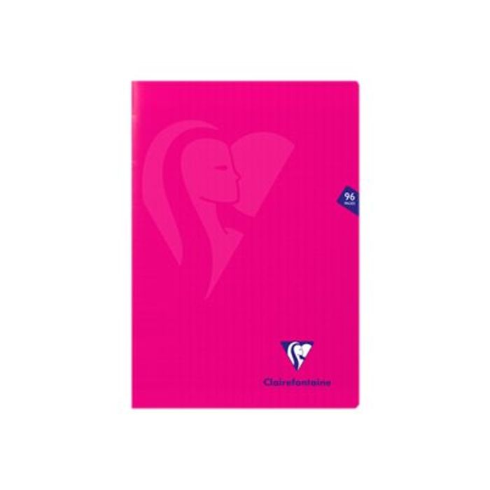 3329683161615-Clairefontaine Mimesys - Cahier polypro A4 (21x29,7 cm) - 96 pages - grands carreaux (Seyes) - ros-Avant-0