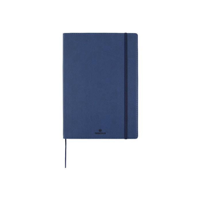 3108725884145-Oberthur Balthazar - Carnet de notes souple A5 - ligné - 200 pages - bleu-Avant-0
