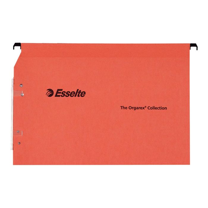 3249442221209-Esselte Kori - 25 Dossier suspendus pour armoires - orange - fond V-Avant-0