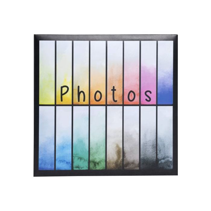 3130630628828-Exacompta Rainbow - Album photos à pochettes 22,5 x 22 cm - pour 200 photos 10 x 15 cm-Avant-0