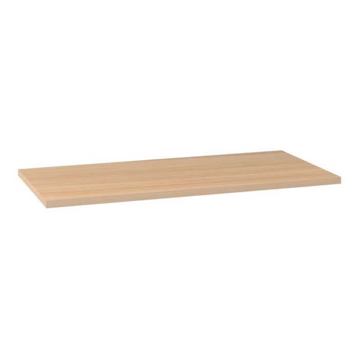 3483600495402-Top retour pour caisson bout de bureau Sunday - 95 x 60 cm - chêne-Angle gauche-0