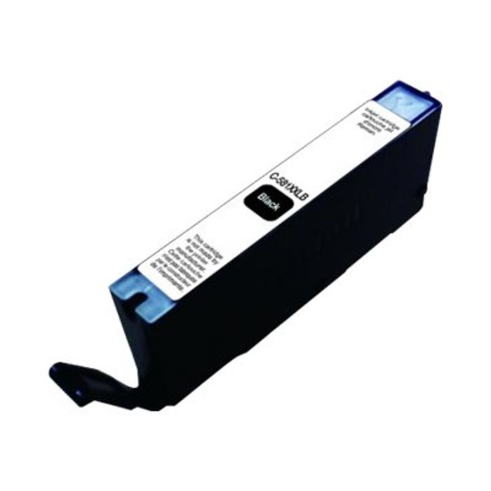 3584770904104-Cartouche compatible Canon CLI-581XXL - noir - Uprint-Angle droit-0