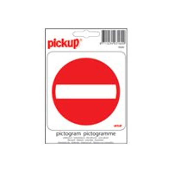 40316000-Pickup - Pictogramme - Entrée interdite - 100 x 100 mm-Avant-0