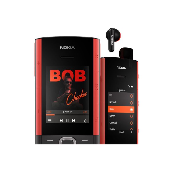 6438409078360-Nokia 5710 Xpress Audio - téléphone mobile - 4G - 128 Mo - noir-Gros plan-5