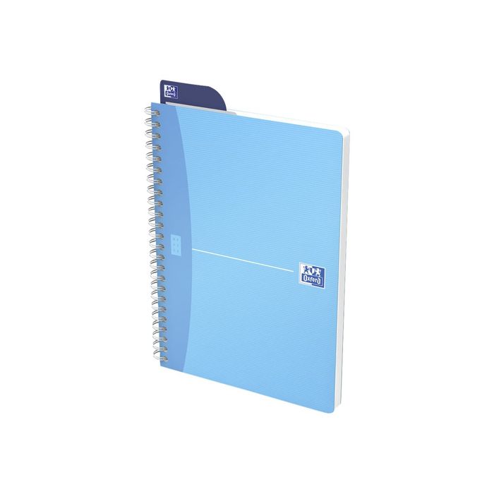 3020120029337-Oxford Office MyColours - Cahier polypro à spirale - A5 - 180 pages - petits carreaux (5x5 mm) - disponibl-Angle droit-2