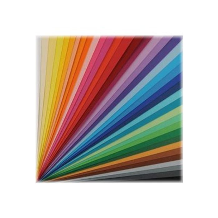 3148950410214-Canson Colorline - Papier à dessin - 50 x 65 cm - bleu lagon-Avant-0